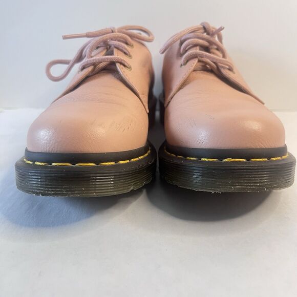 Dr. Martens 24256 Virginia Beige Pink Oxford Shoes Women's Size 7 - Picture 8 of 16